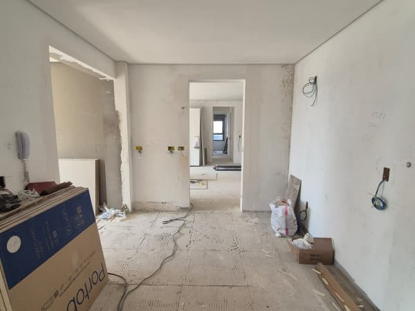 Controle de qualidade em obra em cozinha