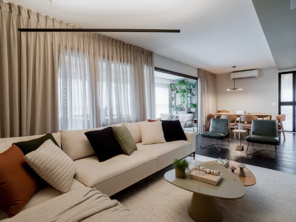 Sala harmonizada após consultoria de decoração